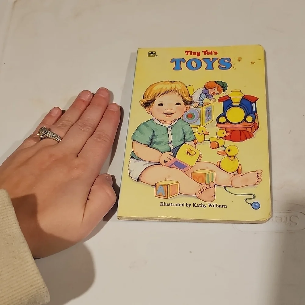 Tiny Tot's Toys Learning Book - Yellow Cover